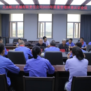 公司顺利通过2025年度质量管理体系认证审核